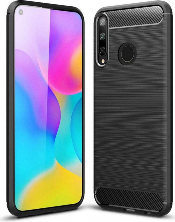 Husa premium din poliuretan Huawei P40 Lite E Negru 