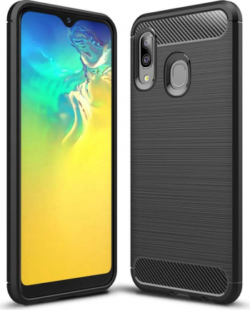 Husa premium din poliuretan Samsung Galaxy A20e Negru 