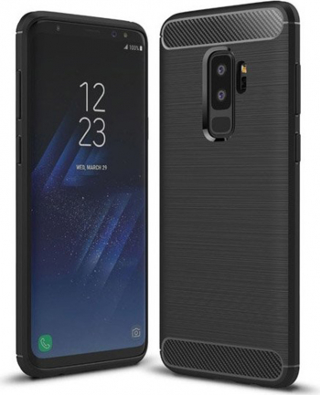 Husa premium din poliuretan Samsung Galaxy S9 Plus Negru 