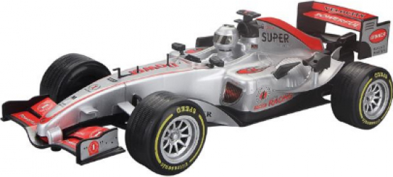 Masinuta din plastic Formula F1 Argintiu Friction 1 24 