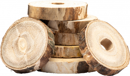 Pachet rondele 100 buc pentru perete din lemn de paulownia folosite la decoratiuni interioare sau exterioare diametru variabil 10-15 cm maro 