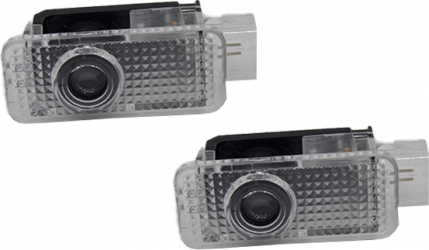 Set 2 x Holograma auto pentru usa - AUDI 