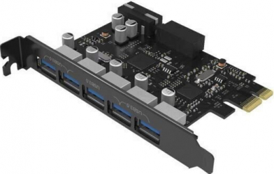 Adaptor PCI-express Orico PVU3-5O2I 5 Port-uri USB 3.0 PCI-Express 