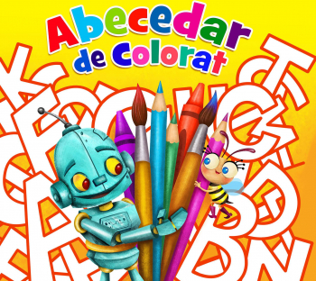 Abecedar de colorat Editura NoGate Cristina Dandu 52 pagini 