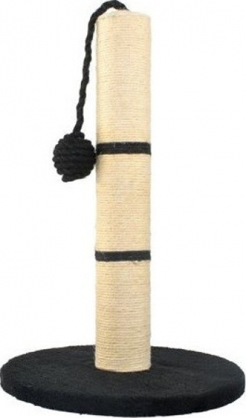 Ansamblu de joaca pentru pisici tip turn cu jucarie 45 cm negru 