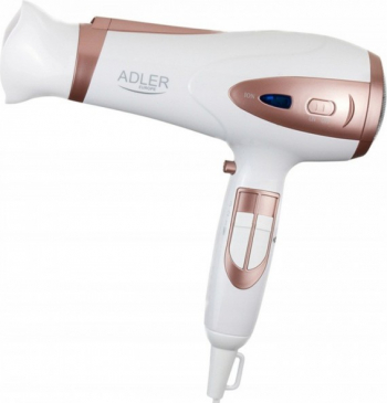 Uscator de Par Multifunctional Adler AD 2248 2400W Concentrator Functie Ionizare 3 Trepte Temperatura 2 Viteze Alb 