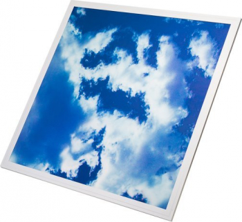 Panou led 3D 45W 60x60 cm imagine cer albastru cu nori driver inclus set 4 buc 
