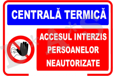 Set de 2 indicatoare A5- Centrala termica 
