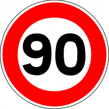 Set de 2 indicatoare - Limitare de viteza 70 