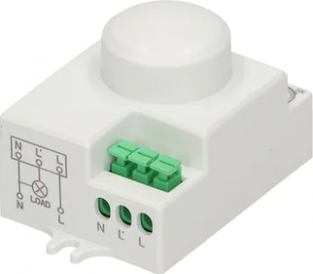 Mini senzor de miscare Orno OR-CR-214 1200W 230V IP20 Alb