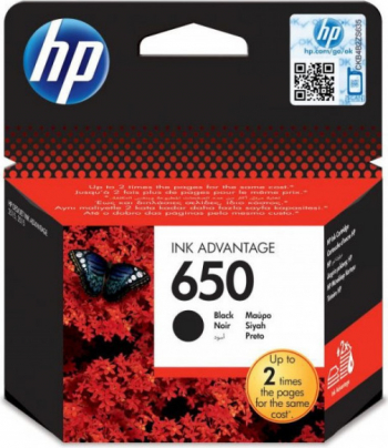 CARTUS CERNEALA ORIGINAL HP650 - BLACK 