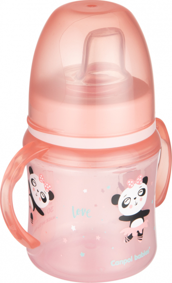 Canita antrenament - Exotic Animals - Canpol babies 120 ml roz 