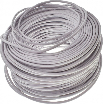 Rola cablu UTP Alien cat 5e lungime 100 m AWG 24 CCA de legatura retea ethernet gri