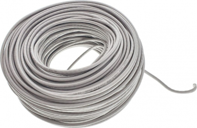 Rola cablu UTP Alien cat6e lungime 100 metri CCA AWG 23 de legatura retea ethernet gri
