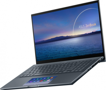 UltraBook ASUS ZenBook Pro 15 OLED UX535LI Intel Core (10th Gen) i7-10870H 1TB SSD 16GB 4K Touch Win10 Pro Tast. ilum. Pine Grey