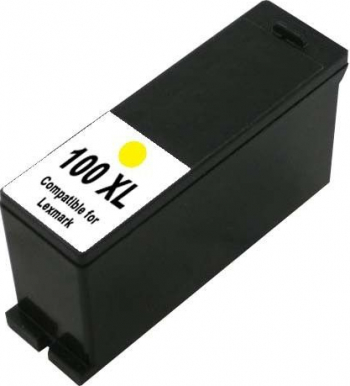 CARTUS CERNEALA LEXMARK 100XL - YELLOW 