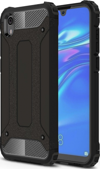 Husa din policarbonat dur compatibila cu Huawei Y5 2019 Negru