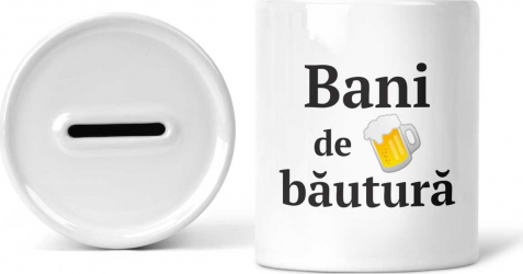 Pusculita personalizata Bani de bautura 
