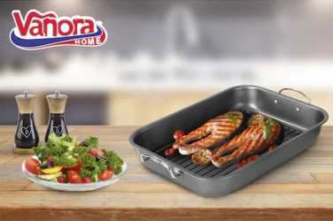 Tava pentru cuptor Vanora cu grill 39x29x6cm 