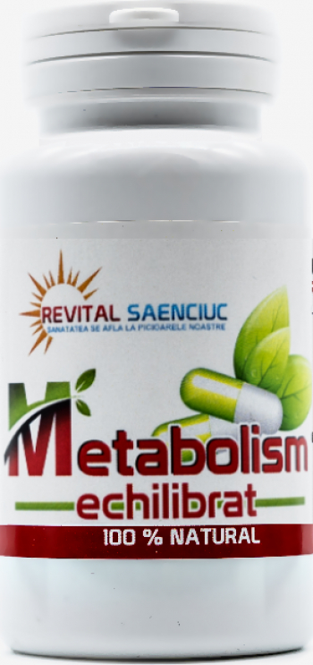 Metabolism echilibrat 120 capsule produs naturist pentru metabolism Revital Saenciuc