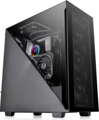 Carcasa Thermaltake Divider 300 Tempered Glass Negru 