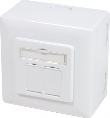 Priza Logilink RJ-45 aplicabila incastrabila 2 iesiri FTP Cat6 Krone LSA ecranat 
