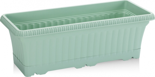 Jardiniera flori 43x17xh14cm verde 