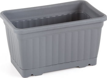 Jardiniera flori 50x18xh17cm 11lt antracit 