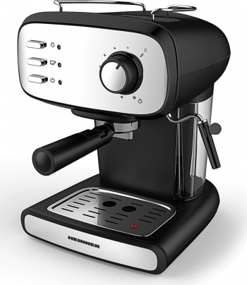Espressor Heinner Black Boquette HEM-1100BKX 850W Presiune 15 Bar Capacitate 1.2L Negru 