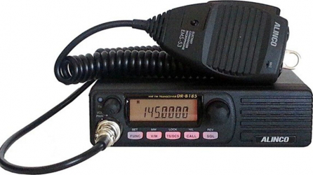 Statie radio Alinco DR-B185HE VHF 500 canale 12V Negru 