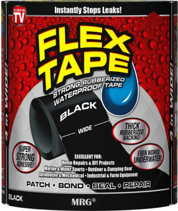 Banda adeziva MRG M-519 Flex Tape 1.5 m Negru