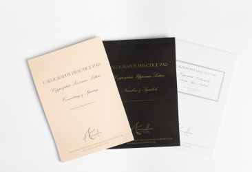 Set 3 Caiete Caligrafie Amalia Calligraphy total 130 pagini 