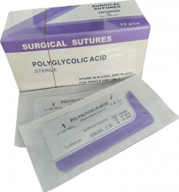 Fire sutura resorbabil Acid poliglicolic fara ac 