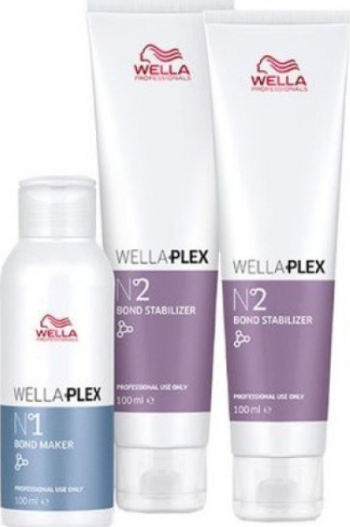 Tratament Kit Wella Plex Kit Pas 1 + 2 Mic 3 x 100ml 