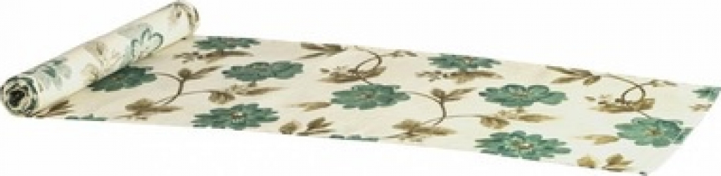 Traversa masa Flori Albastre 33x180cm bumbac