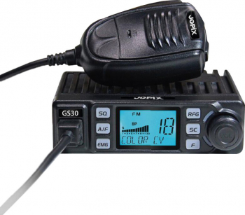Statie radio CB JOPIX GS30 AM/FM 12-24V 40 canale Negru