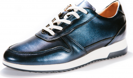 Pantofi sport 100 Piele Naturala Urban Sneakers Blue Sidef 40 EU
