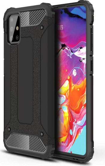 Husa din policarbonat dur compatibila cu Samsung Galaxy M31S Negru 