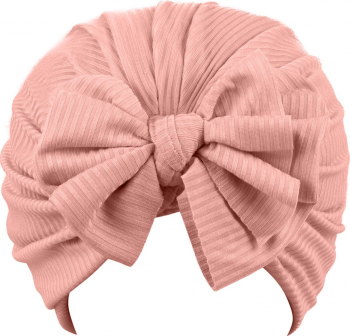 Turban pentru bebelusi cu fundita 3-6 luni Corai 