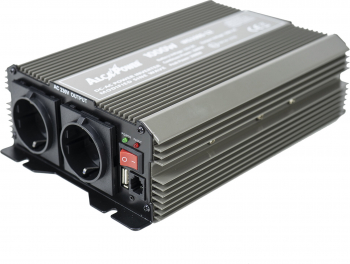 Invertor de tensiune AlcaPower President 1000W 12V-230V USB sinusoida modificata intrare telecomanda 