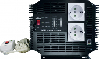 Invertor de tensiune President 2500W 12V-230V USB telecomanda inclusa 
