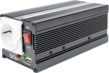 Invertor de tensiune President 400W 12V 230V mufa USB 5V 500mAh 
