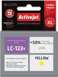 Cartus ac-lc123 compatibil Brother lc-123y 10ml Galben 