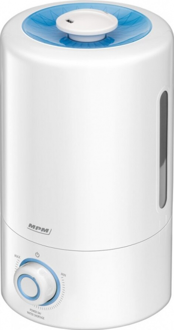 Umidificator MPM MNP-03 25W 5L 300ml Filtru Ceramica Oprire Automata Alb 