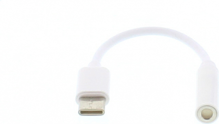 Adaptor USB-C tata - jack 3.5mm mama 11cm Well