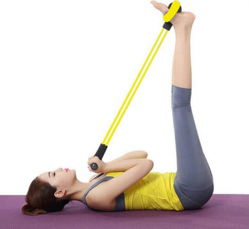 Banda elastica multifunctionala tonifiere brate /abdomen / piept / picioare Negru
