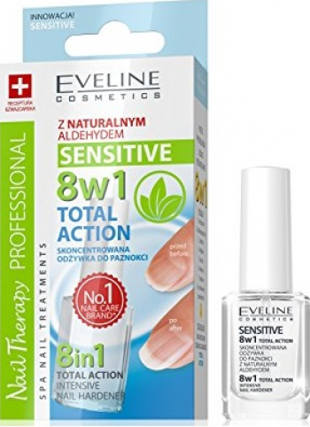Tratament profesional pentru unghii 8 in 1 Eveline Cosmetics Sensitive 12 ml 