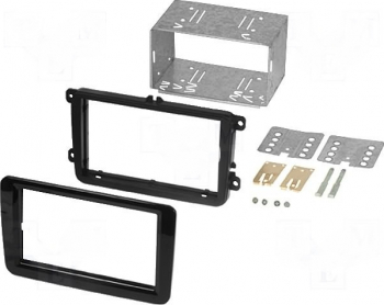 Rama adaptoare Seat Skoda VW 2 DIN negru lucios ACV 381320 10 2 T104028 