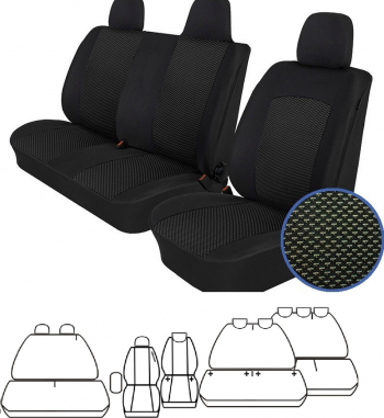 Set Huse Scaune Toyota Proace 8+1 locuri 9 locuri 2016-2020 