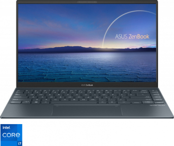 Ultrabook ASUS Zenbook 14 UX425EA Intel Core (11th Gen) i7-1165G7 512GB SSD 16GB Intel Iris XE Graphics FullHD T.Ilum. Pine Grey